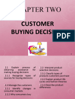 Chapter 2 Customer Buying Decisions