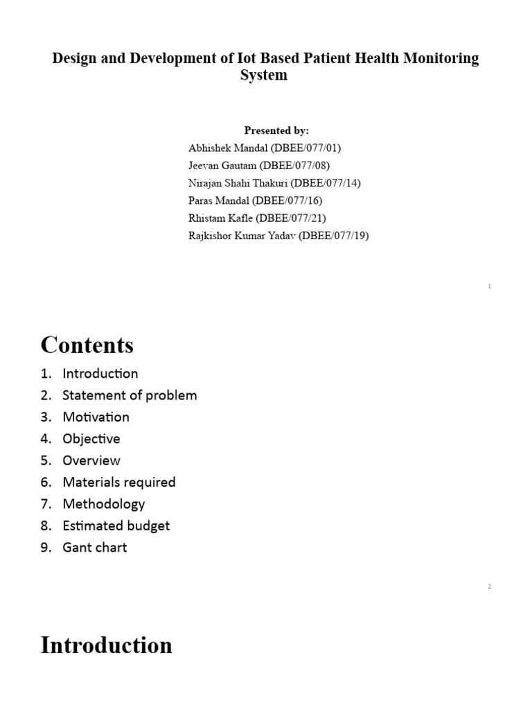 Proposal Presentation Group B Pdf