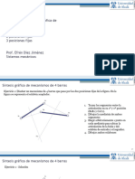 T03Ej - II - Teoría de Máquinas y Mecanismos - Mecanismos Articulados Planos - Ejercicios Síntesis