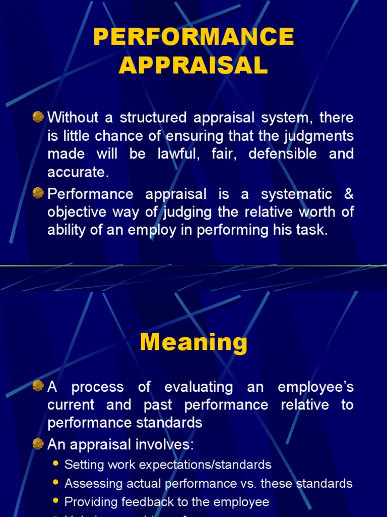 Performance Appraisal | PDF | Business