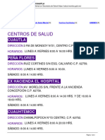 Secretaria de Salud - Cs Cuautla - 2018-10-04