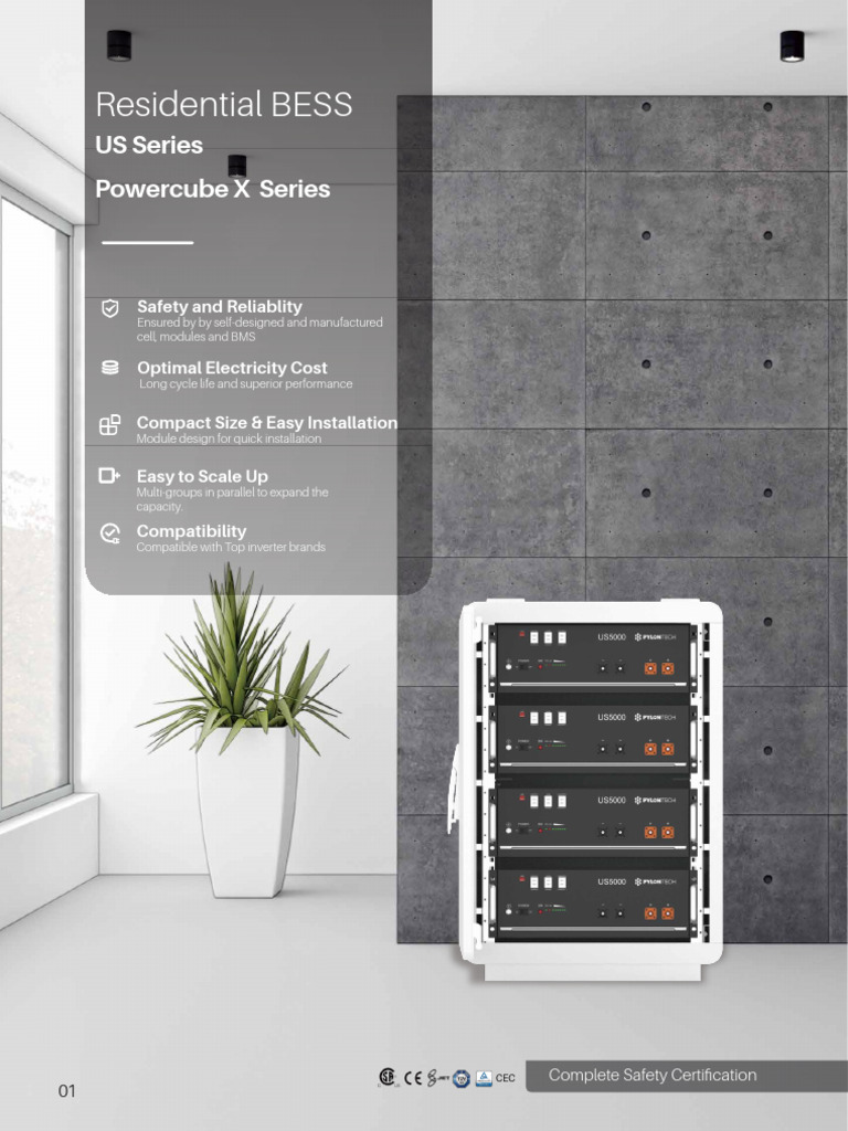 Residential Battery Energy Storage Solutions | PDF | Energy Storage ...