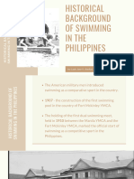 Historical Background of Swimming in The Philippines