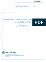 Aga & Martinez Peria 2014 International Remittances & Financial Inclusion in Africa