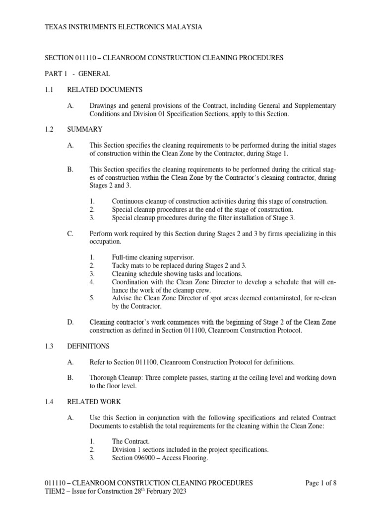 cleanroom-construction-cleaning-procedure-rev-a-pdf-vacuum-cleaner