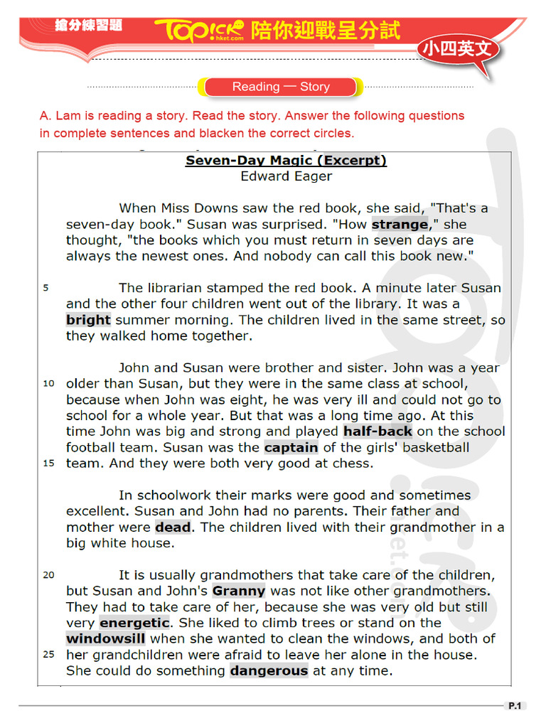 English 191 Exercise Pdf