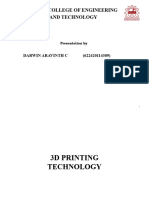 3d Printing Technology