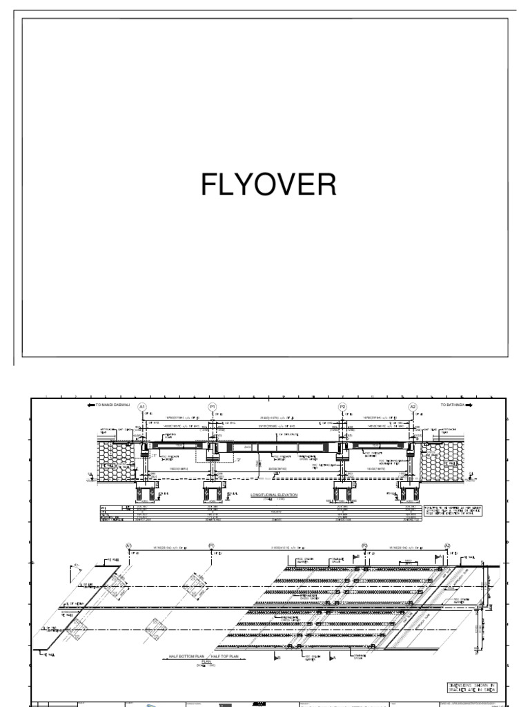General Arrangement Drawing for Flyover | PDF