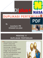 Duplikasi Pertemuan