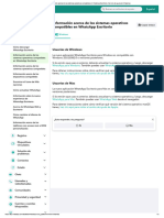 Información Acerca de Los Sistemas Operativos Compatibles en WhatsApp Escritorio - Servicio de Ayuda de WhatsApp