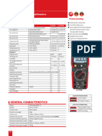 Specifications: UT89X Series Digital Multimeters