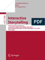 Interactive Storytelling: Rogelio E. Cardona-Rivera Anne Sullivan R. Michael Young