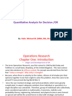 Advanced Quantitative Analysis For Mana
