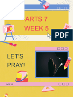 Arts 7 Week 5