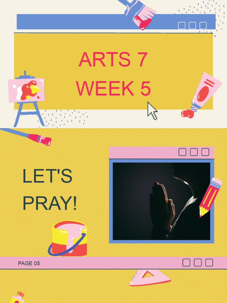 Arts 7 Week 5 | PDF | Textiles | Clothing