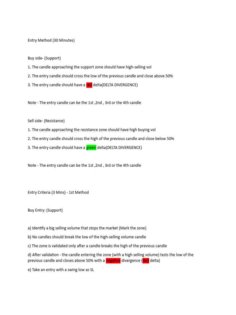 Orderflow Trading Pdf Market Economics Financial Markets