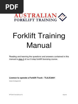 LF Forklift Training Manual V12.v1.0