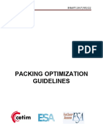 2017 05 22 Packing - Optimization - Guidelines Draft