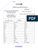 Language On Schools English Irregular Verbs List - PDF 20240104 180809 0000