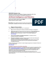 Artificial Intelligence and Robotics: 2023-2024 Academic Year