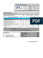 Presupuesto Reparacion Tuberia de Agua Potable Rev1