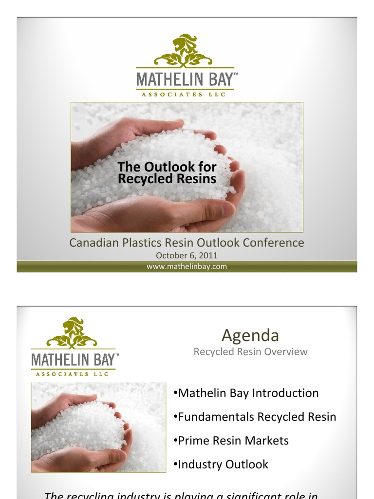 Recycled Resins Market Insights | PDF | Recycling | Commodity