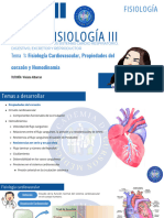 Tema 1 - Fisiología Cardiovascular, Propiedades Del Corazón y Hemodinamia
