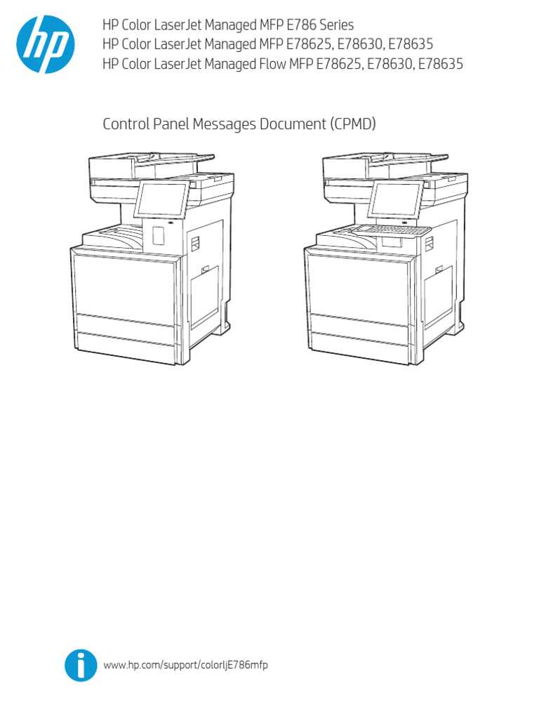 E786 Control Panel Message Document | PDF | Trademark | Computing