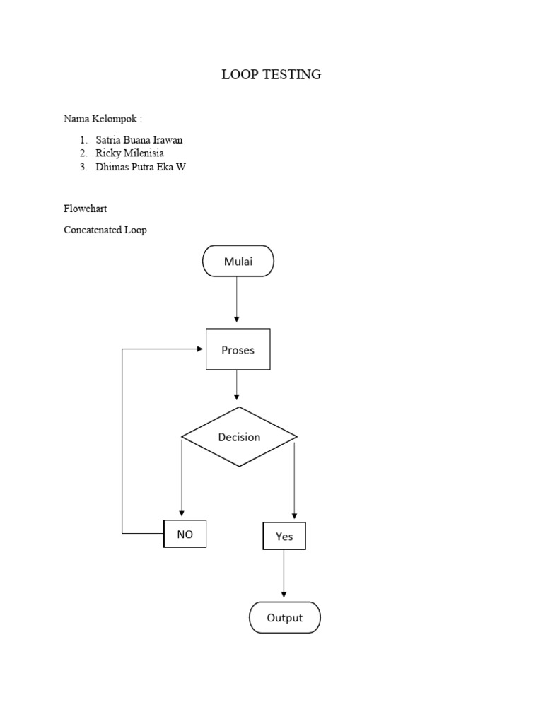 Kelompok Loop Testing | PDF