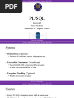 PL SQL 1