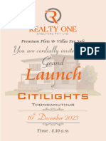 Realty One Citilights Invitation