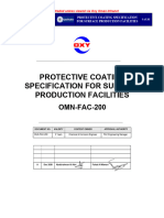 OMN-FAC-200 Coating Specification For Surface Production Facilities