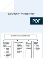 2evolution of Management
