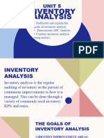 Inventory Analysis