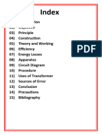 Project On Transformers Class XII