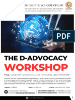 D-Advocacy Workshop Brochure