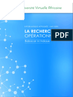 La Recherche: Opérationnelle