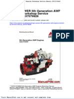 Agco Power 5th Generation Awf Engines Workshop Service Manual v837079928