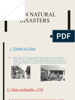 Top 4 Natural Disasters