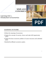 LU01 - Introduction To Economics
