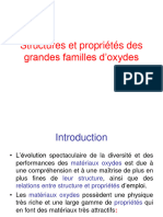 CH II 2021Structure Et Propriétés Des Grandes Familles d’Oxydes