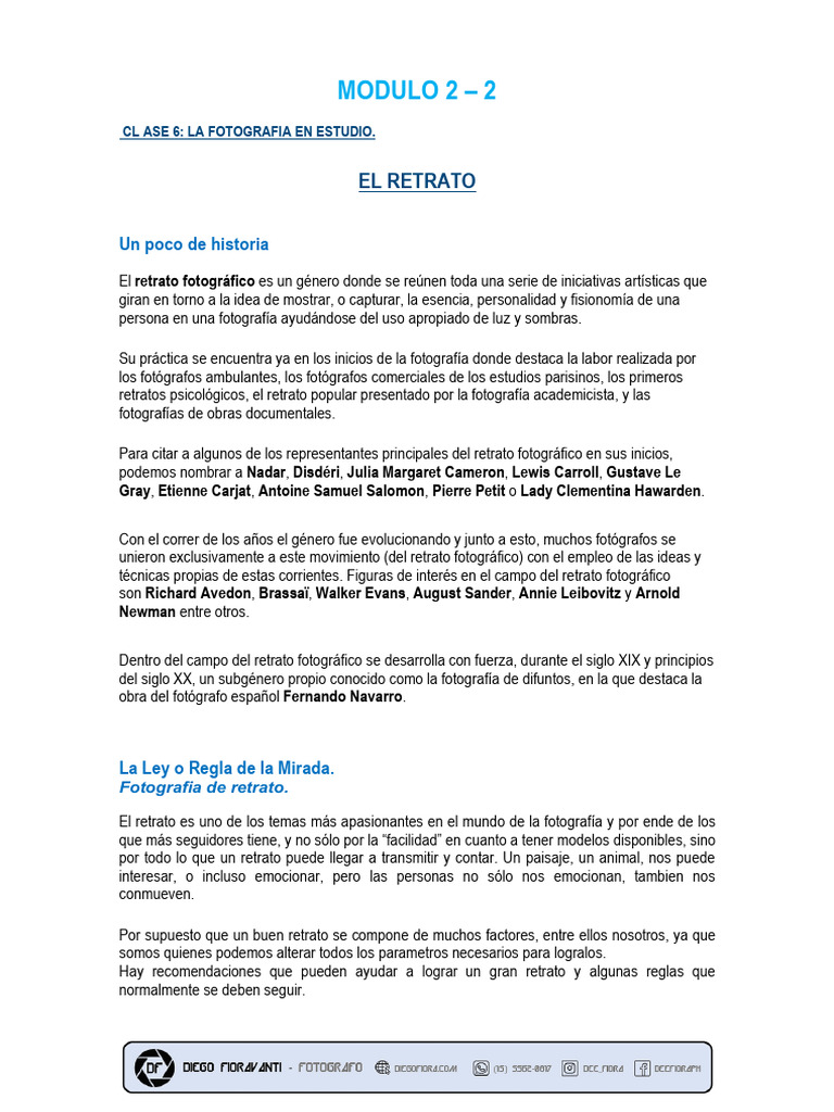 Fotografia - El Retrato | PDF | Fotografía de retrato | Flash (fotografía)