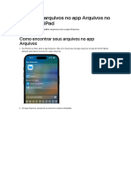 Os Arquivos em Um Único Lugar - Suporte Da Apple (BR)