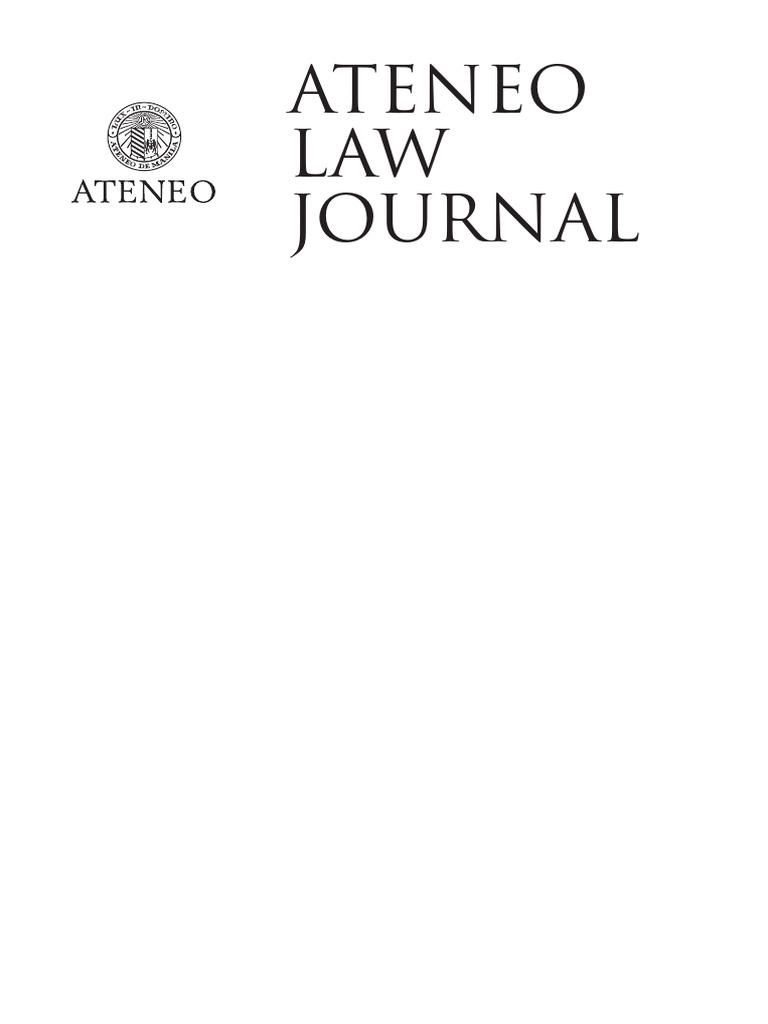 Ateneo Law Journal Vol. 66, Issue 3 | PDF | International Law |  International Criminal Court