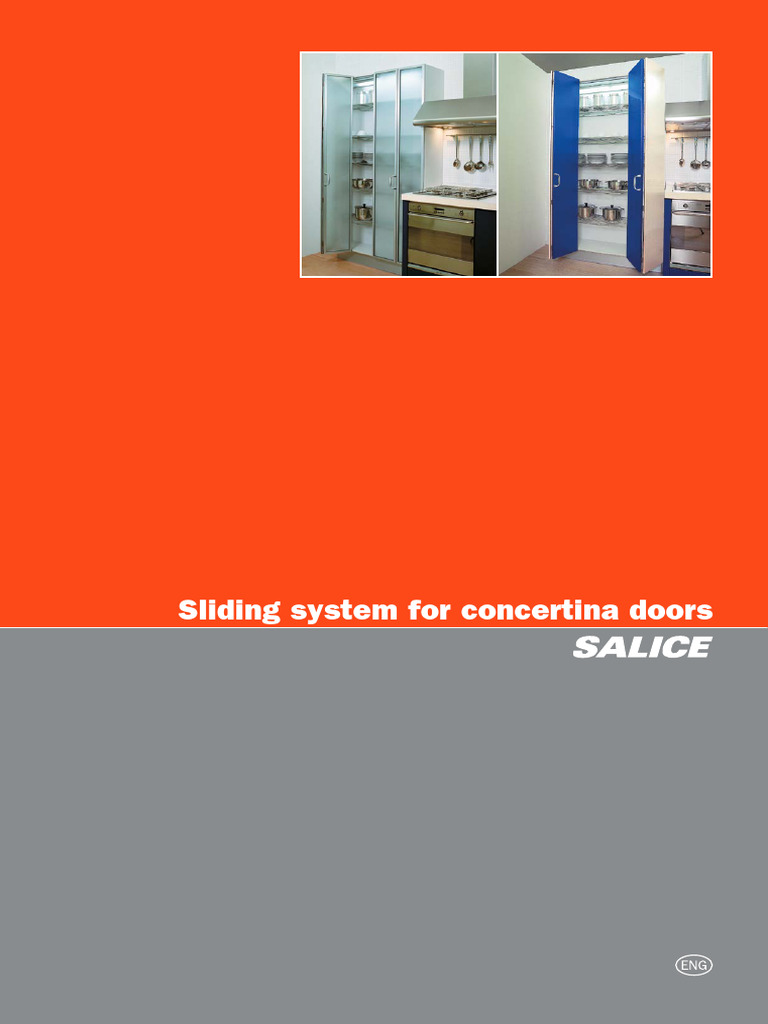 Salice_SLIDINGSYSTEMFORCONCERTINADOORS_eng PDF Door Manufactured Goods