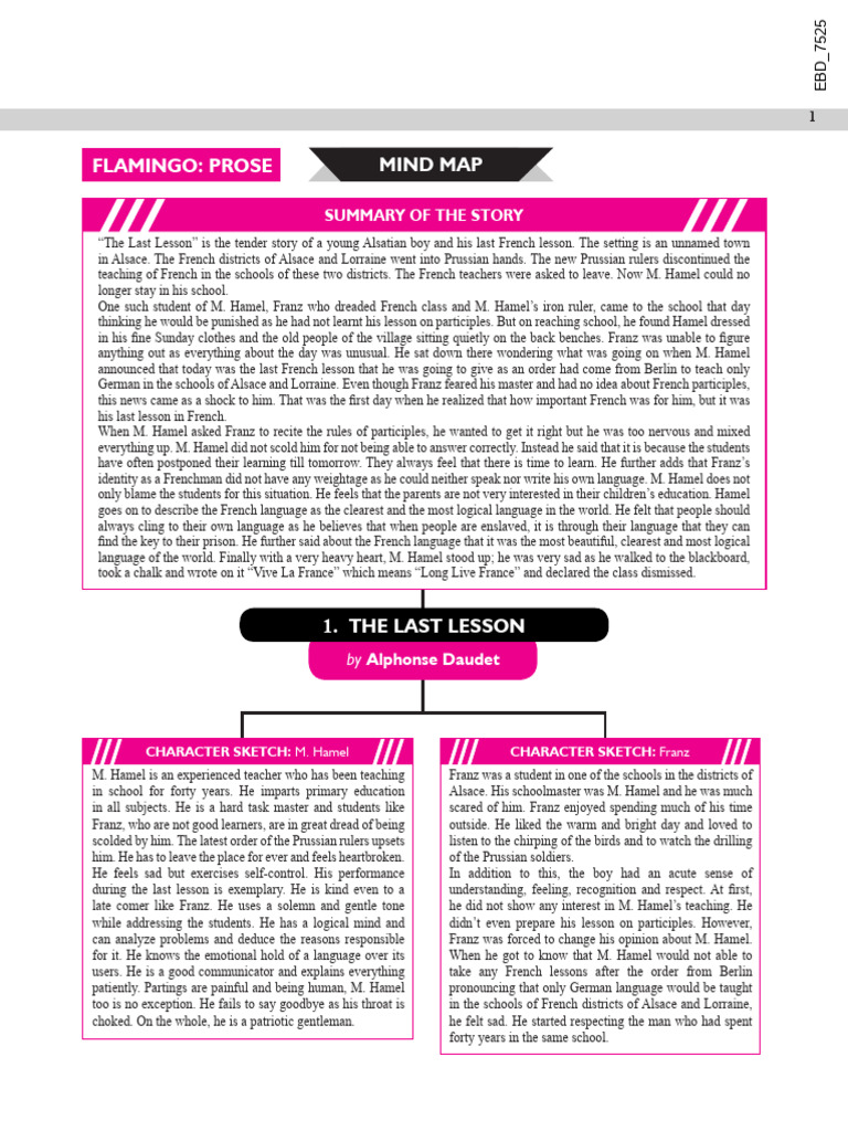 The Last Lesson | PDF