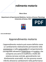 Apprendimento Motorio