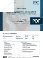 Helton Carlos de Sousa Monteiro Certificado