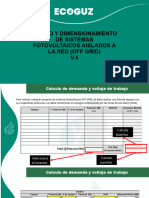 Diseño Y Dimensionamiento de Sistemas Fotovoltaicos Aislados A La Red (Off Grid) V.4