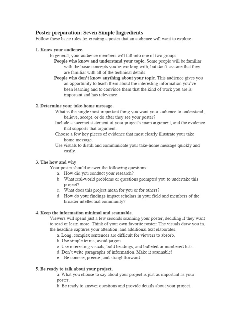 Posterpreparationtips PDF